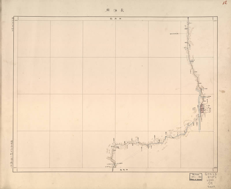 1888年《长沙府地图》插图 1888年《长沙府地图》插图