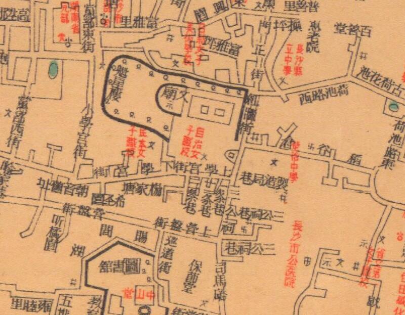 1936年《新长沙市实测详图》插图3