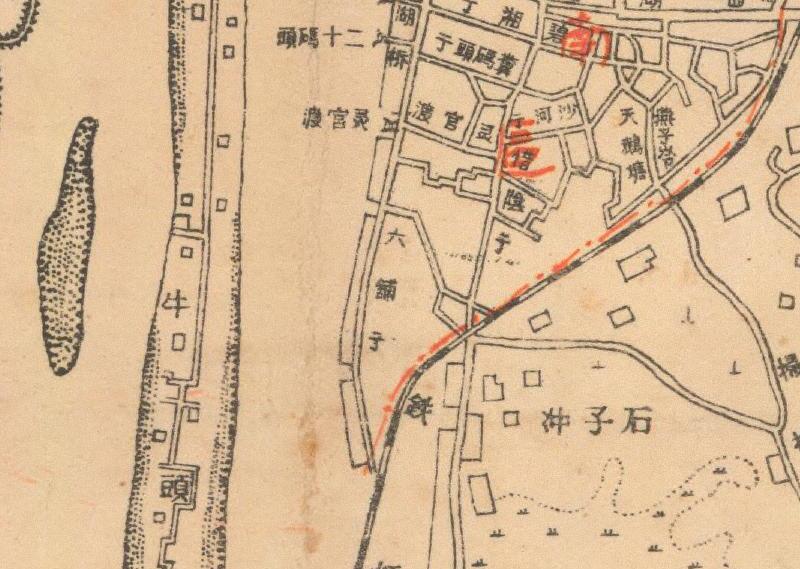 1936-1946年《长沙市行政区划图》插图1 1936-1946年《长沙市行政区划图》插图1