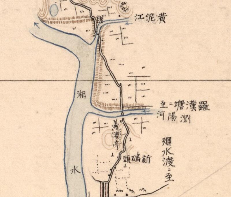 1888年《长沙府地图》插图2 1888年《长沙府地图》插图2